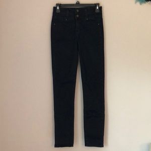 HIGH WAISTED Dark Denim Skinny Jeans